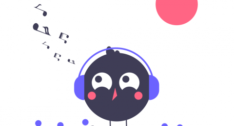 عکس گوش دادن آواها